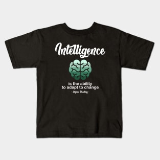 BLACK INTELLIGENCE #blackintelligence Kids T-Shirt